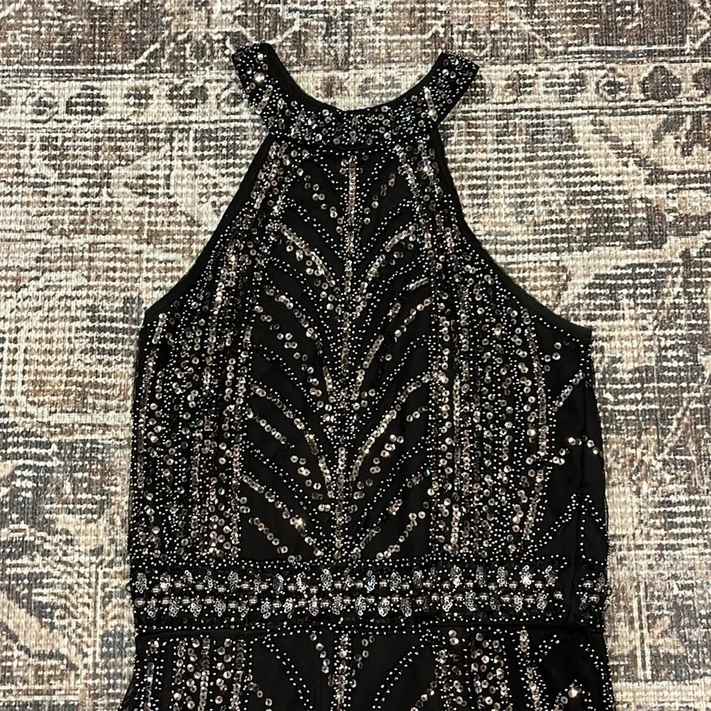 Sequin Black Dress - Picture 3 of 8